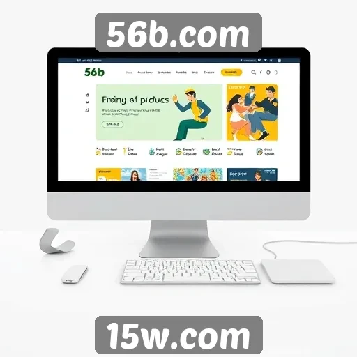 Impacto da legibilidade do site 56b.com na experiência do usuário